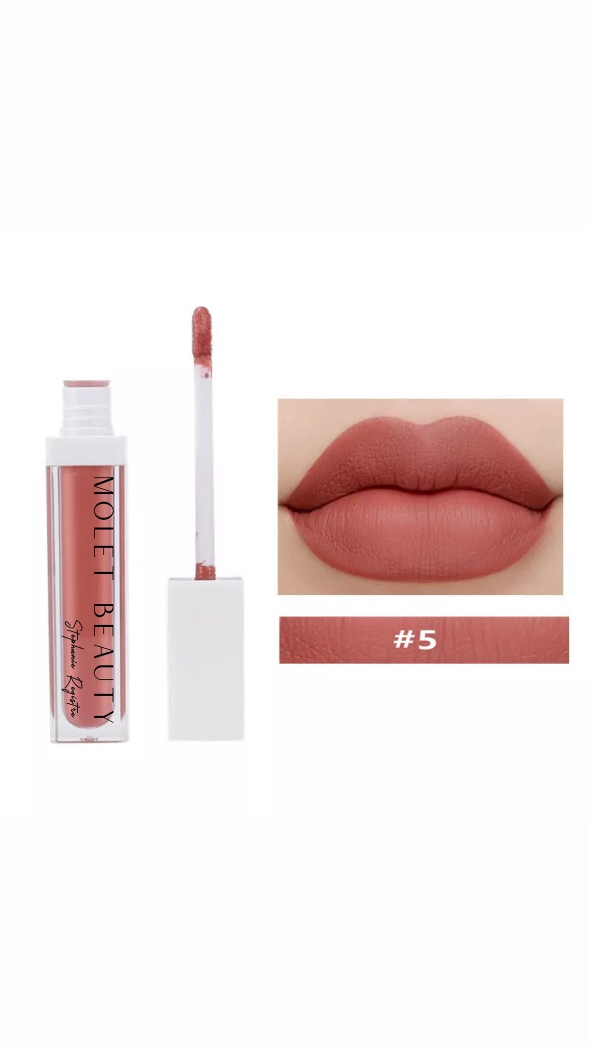 Molet Beauty Lipstick Matte Color #5