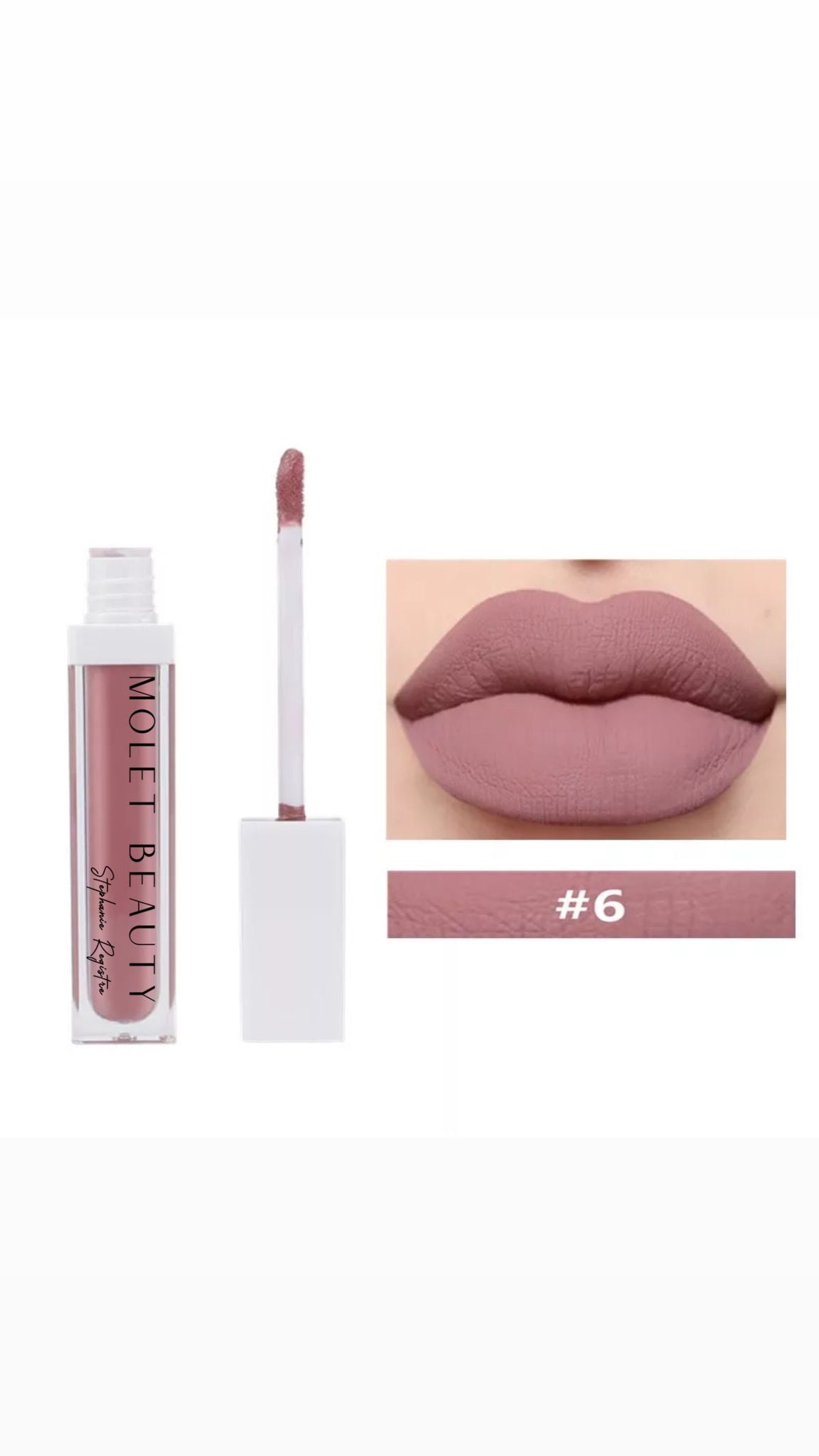 Molet Beauty Lipstick Matte Color #6