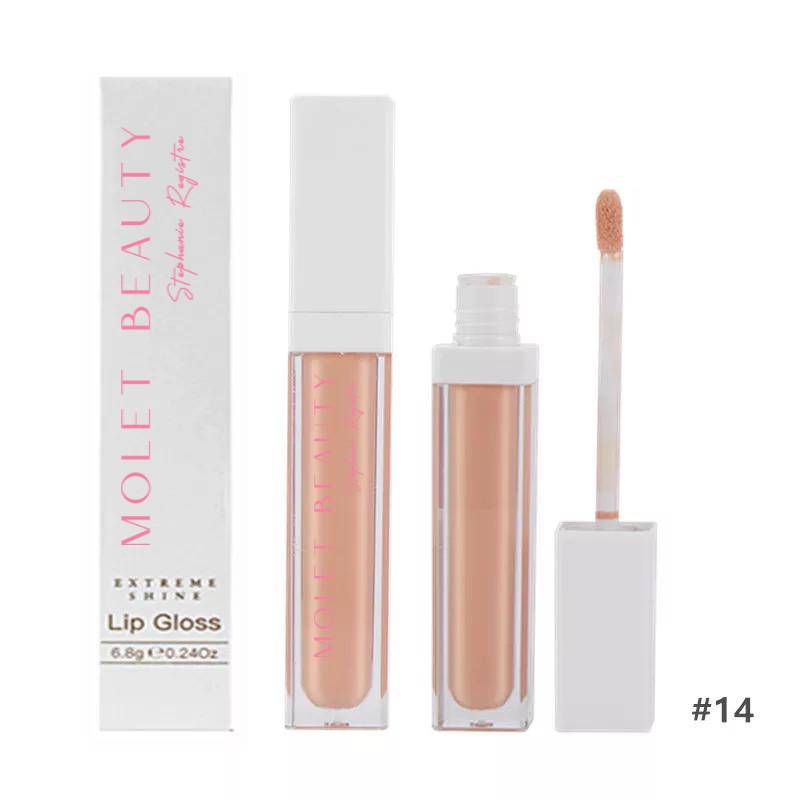 Molet Beauty Lipstick Gloss Color #14