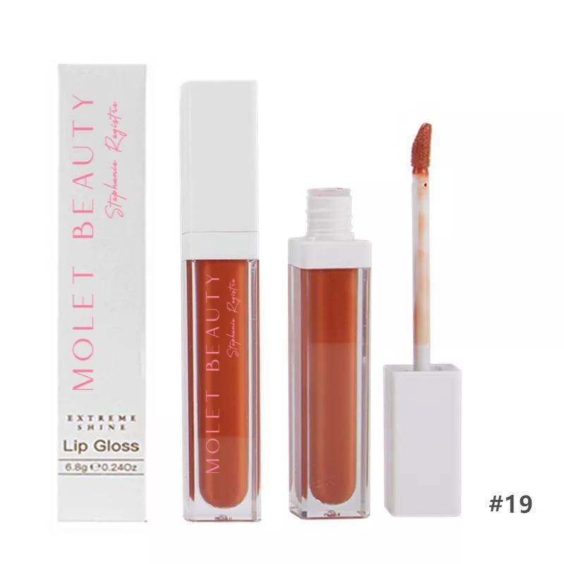 Molet Beauty Lipstick Gloss Color #19