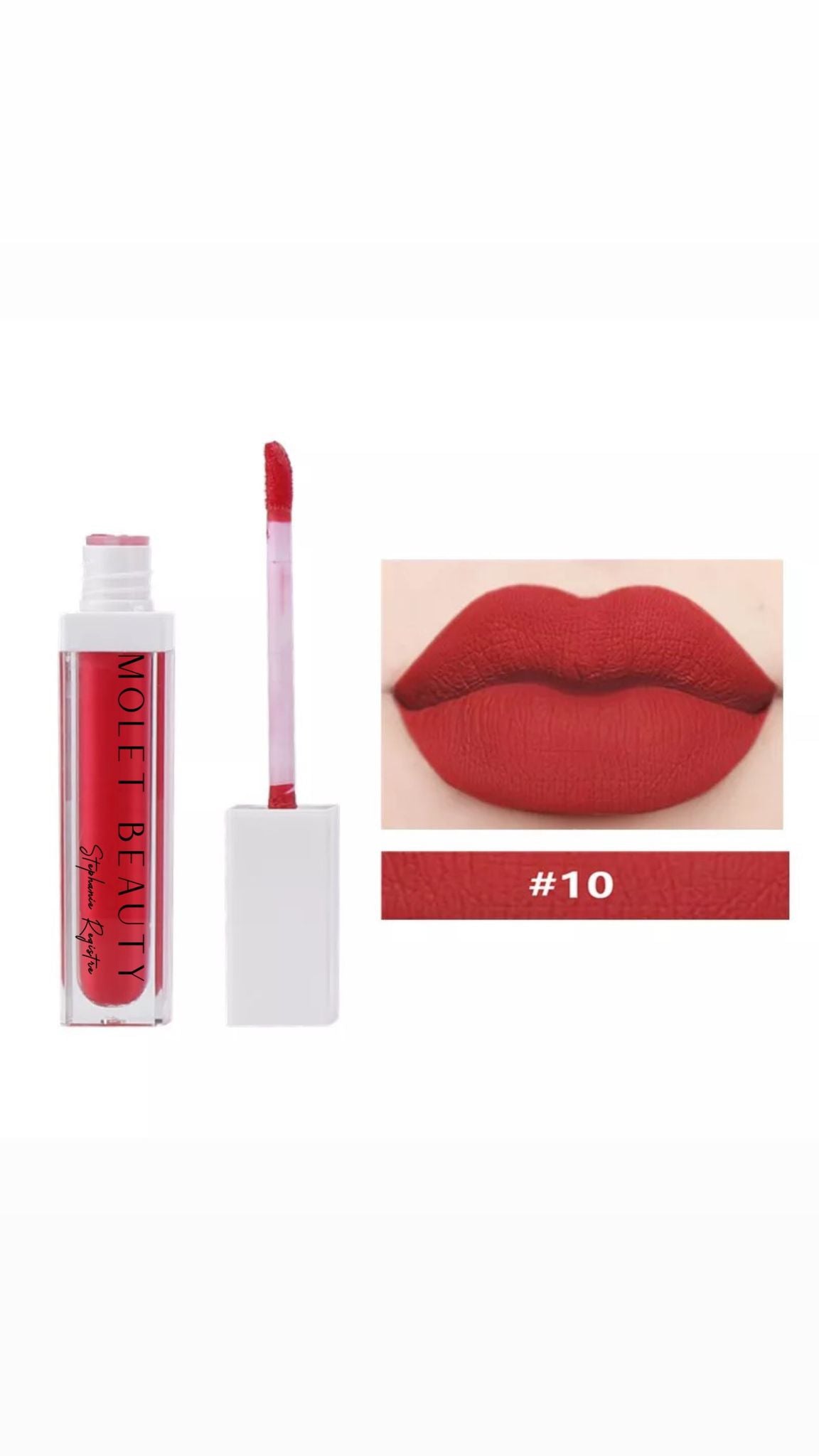 Molet Beauty Lipstick Matte Color #10